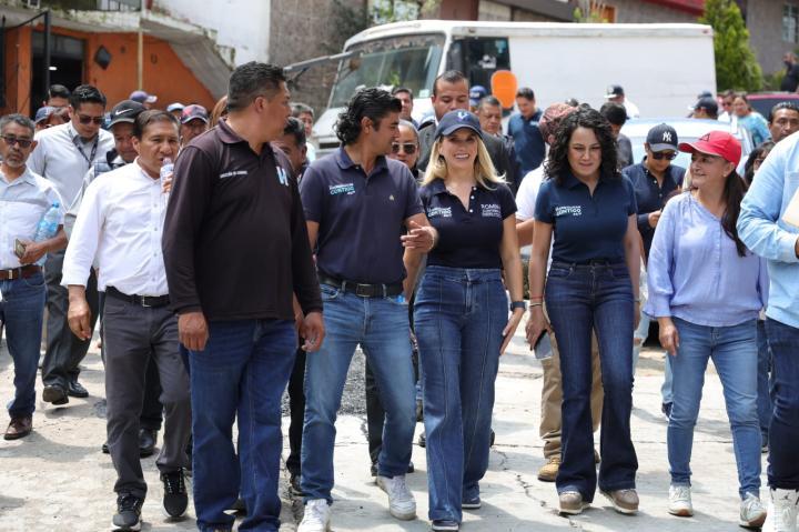 Entrega Huixquilucan Repavimentación De Calle En Jesús Del Monte