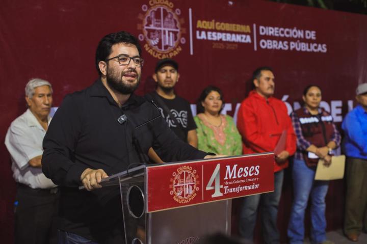 Entrega Isaac Montoya, primer tramo rehabilitado de avenida Minas Palacio, olvidada por alrededor de 70 años