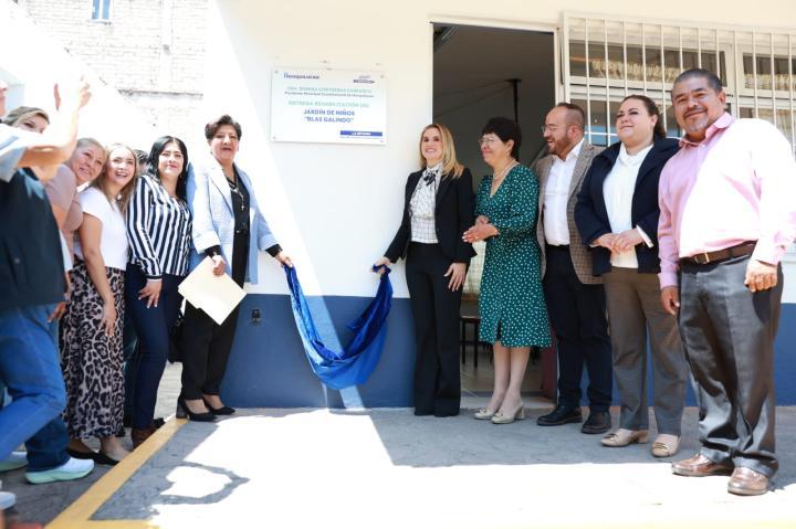 Brinda Huixquilucan mejores instalaciones para el aprendizaje con “Acción por la Educación”