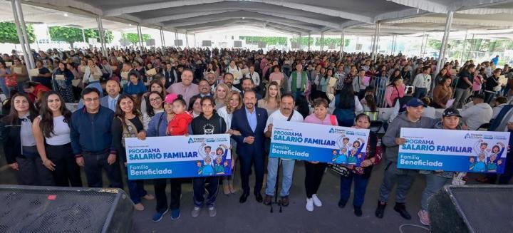 Gobierno de Pedro Rodríguez Villegas sigue creciendo con más apoyos sociales, invierte 72 mdp para fortalecer la economía de las familias con el innovador programa "Salario Familiar"